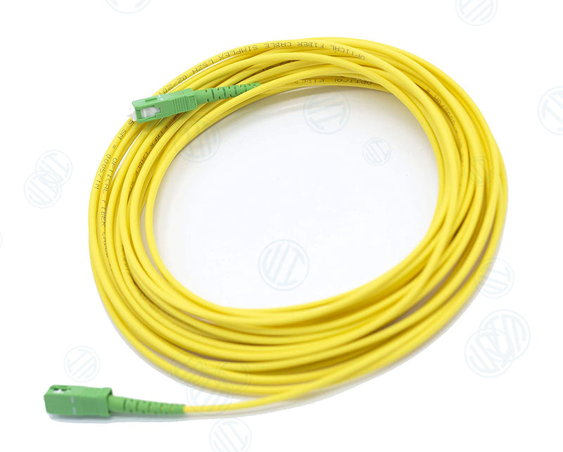 Cavo Fibra Ottica Universale Colore Giallo - SC/APC a SC/APC 5 MT