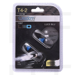 Lampada Led T4-2 Da Cruscotto 12V 1W Luce