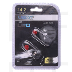 Lampada Led T4-2 Da Cruscotto 12V 1W Luce