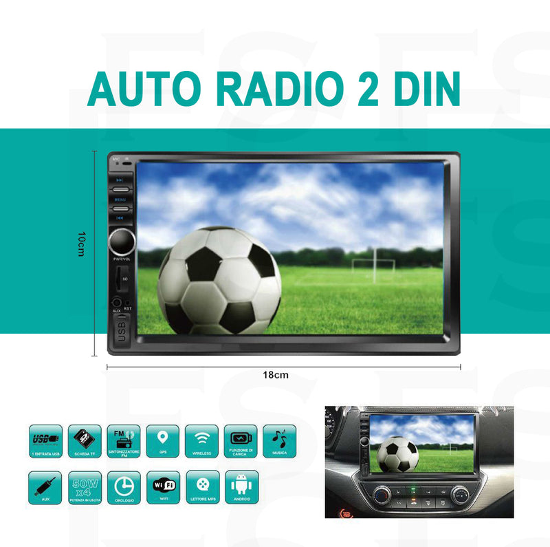 Autoradio Multimediale Arrango Ac79305 Schermo Lcd 7 Pollici