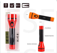Torcia Lampada Emergenza A Led Ricaricabile Portatile