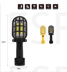 Lampada Torcia Da Lavoro Led per Officina Pesca Garage con Gancio