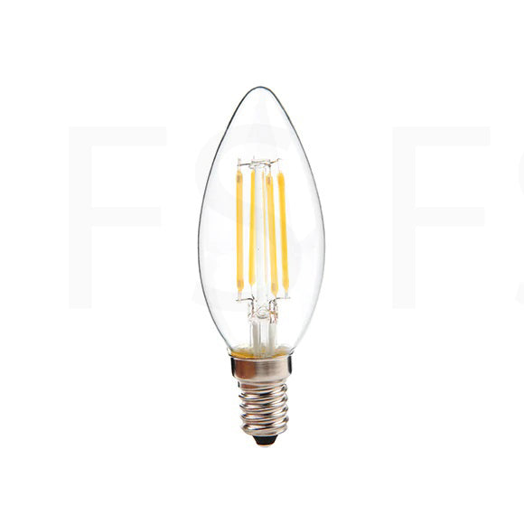 Lampadina Led Candela A Filamento 4W E14 C35