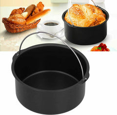 Tortiera Accessorio Per Friggitrice ad Aria Cestello per Pane Dolci 16CM