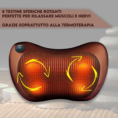 Cuscino Massaggiante Casa Auto Cervicale Collo Massaggiatore Massaggio Shiatsu