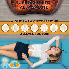 Cuscino Massaggiante Casa Auto Cervicale Collo Massaggiatore Massaggio Shiatsu