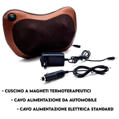 Cuscino Massaggiante Casa Auto Cervicale Collo Massaggiatore Massaggio Shiatsu