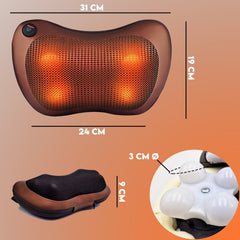 Cuscino Massaggiante Casa Auto Cervicale Collo Massaggiatore Massaggio Shiatsu