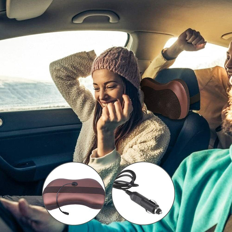 Cuscino Massaggiante Casa Auto Cervicale Collo Massaggiatore Massaggio Shiatsu
