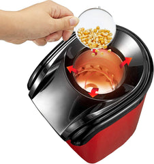 Macchina Per Pop Corn Elettrica 1400w Popcorn Senza Olio Feste Ad Aria Calda
