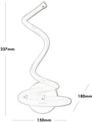 Applique Lampada Da Parete A Spirale Per Interno Led Luce Calda Fredda Naturale