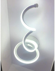 Applique Lampada Da Parete A Spirale Per Interno Led Luce Calda Fredda Naturale