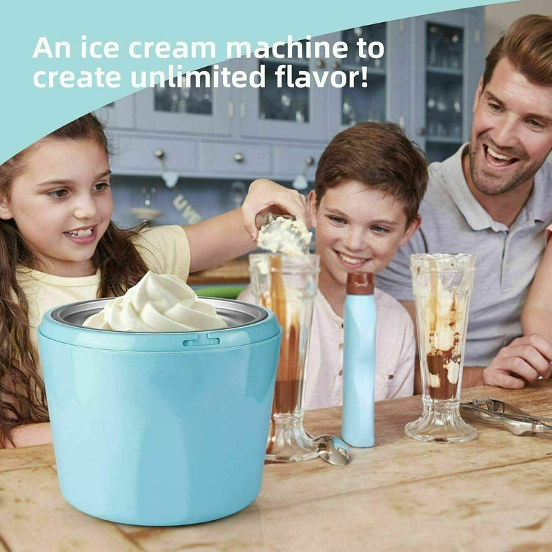 Gelatiera Professionale 1.4 Litri Macchina Per Gelati Sorbetti Yogurt Ice Cream