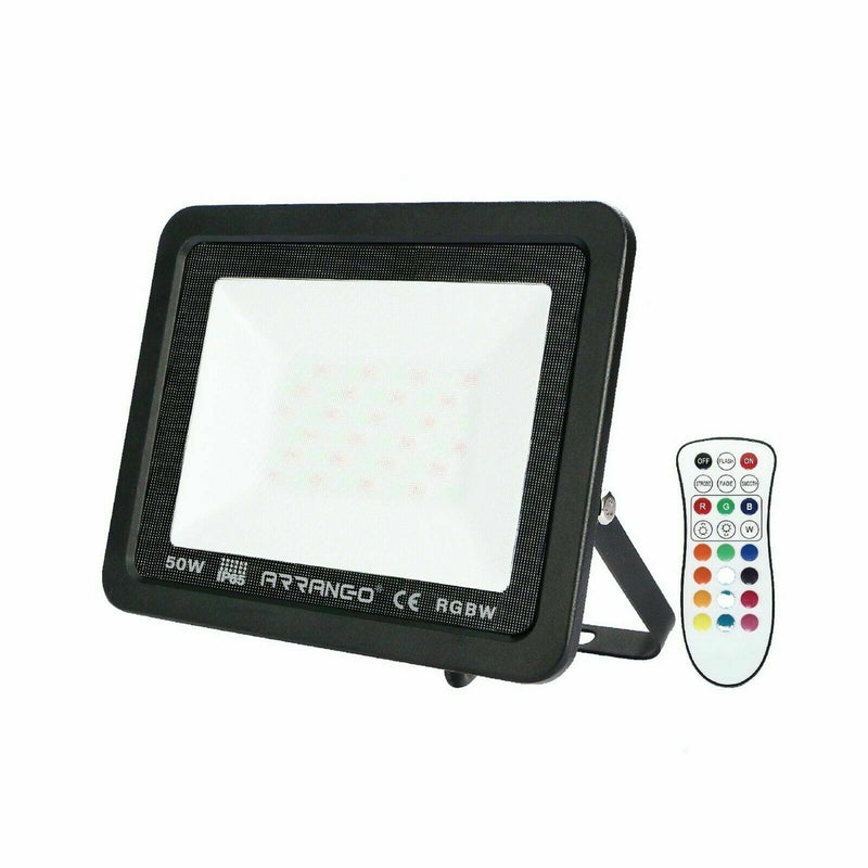 Faro Led Rgb Proiettore A Led Multicolore 30W Esterno Ip65 Con Telecomando - INmille