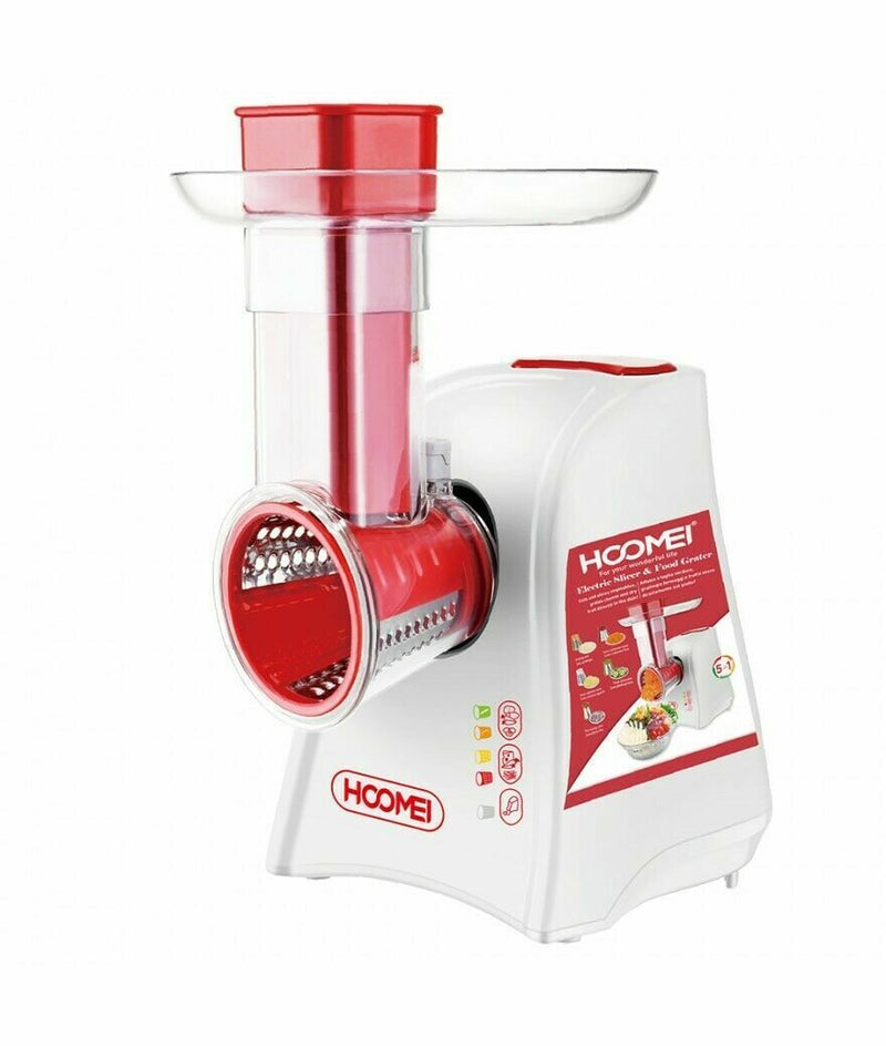 Grattugia Multifunzione Elettrica Affettaverdure Tagliaverdure Coni Acciaio Inox