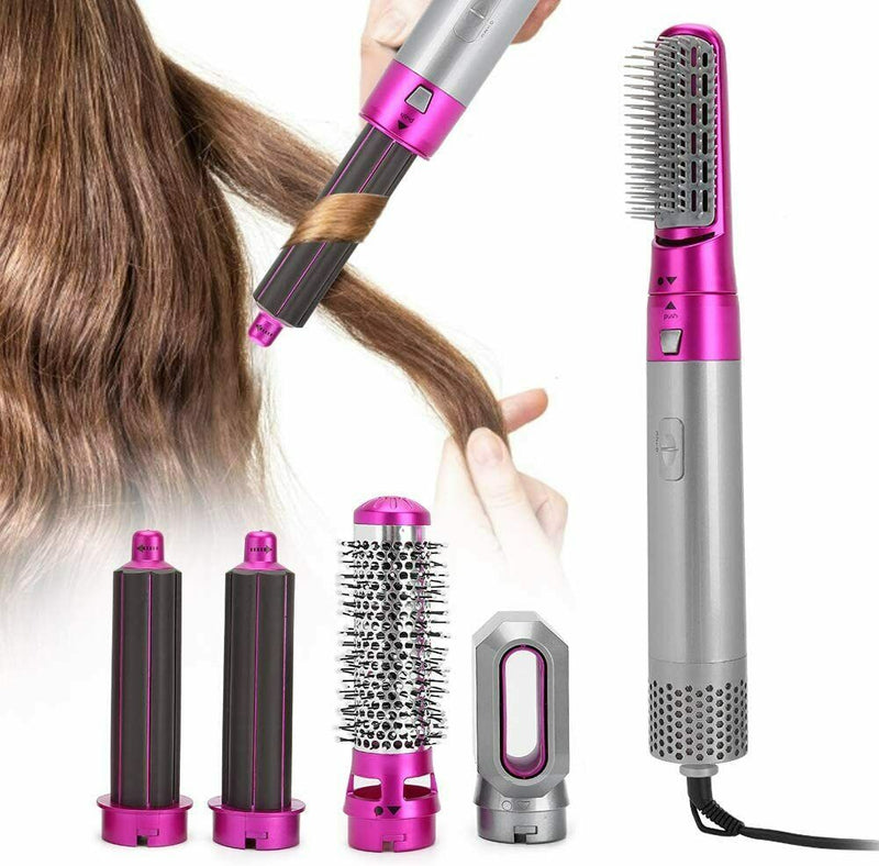 Phon Spazzola Asciugacapelli 5 In 1 Accessori Intercambiabili Ceramica e Ioni