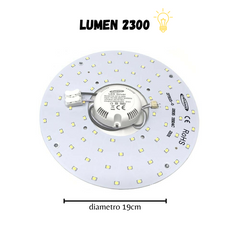 Circolina Led Magnetica Modulo Ricambio Neon Corona Per Plafoniere 16 22 32 54 W