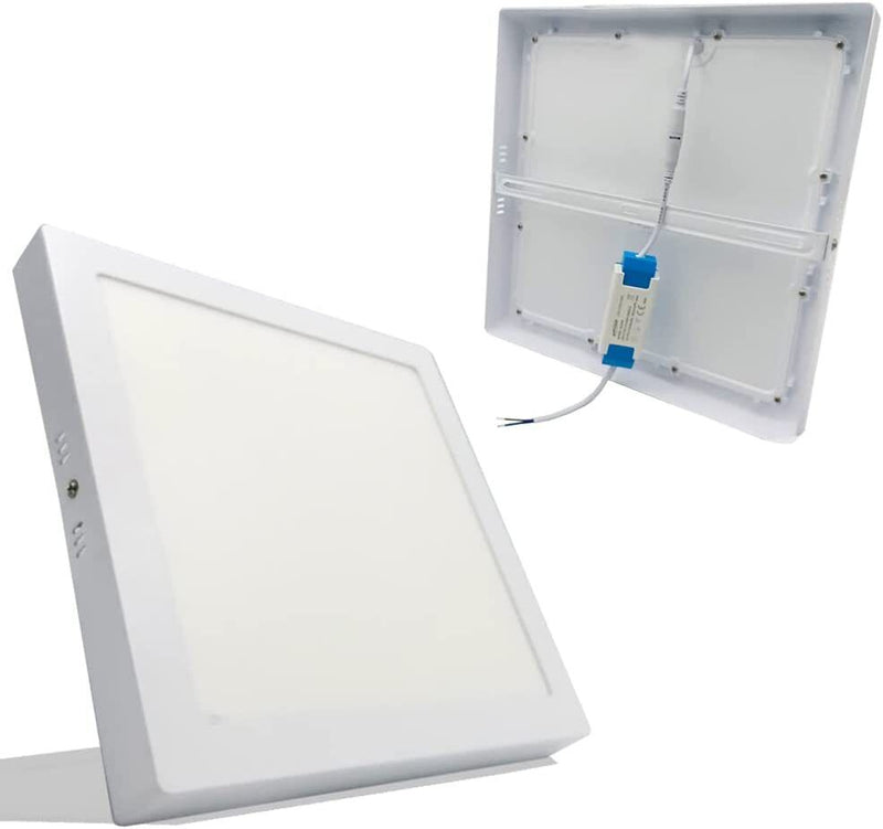 Faro Faretto Led Pannello Incasso Rotondo Soffitto Quadrato 6-12-18-24w
