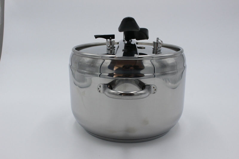 Pentola A Pressione Inox 5/7 Litri Induzione Cottura A Pressione Acciaio Inox