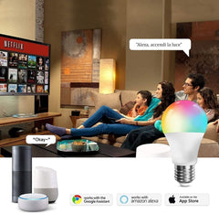 Lampadina Intelligente Smart WiFi Compatibile con Alexa