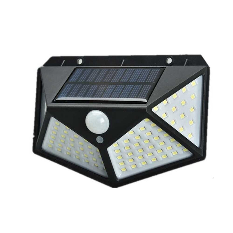 Faro Esterno Crepuscolare Ad Energia Solare 100 Led Con Sensore Di Movimento