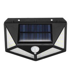 Faro Esterno Crepuscolare Ad Energia Solare 100 Led Con Sensore Di Movimento