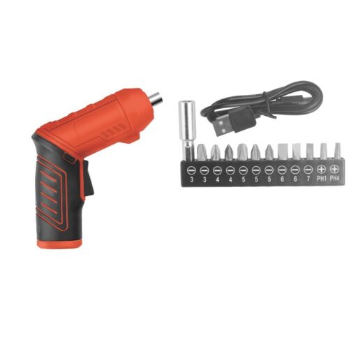 Cacciavite Avvitatore a Batteria Ricaricabile Usb 4 V